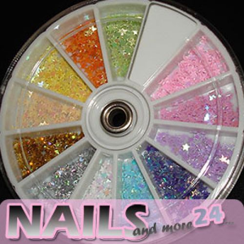 3D Glitter Shapes - in Wheel