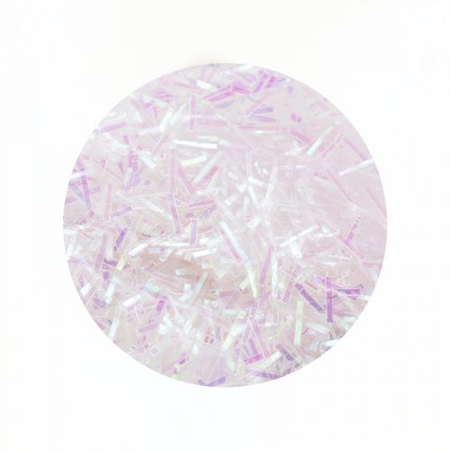 Preview: Nail Art Fäden Lang Weiß Glitter Glitzer Metallic Flitter Holo Streifen Deko 3D Preview: faeden-lang-weiss