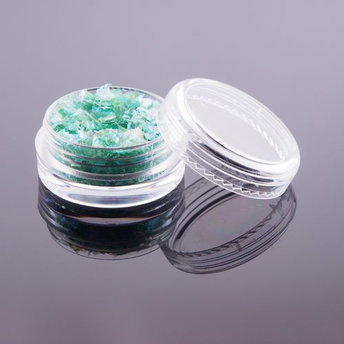 Preview: Glitter Flakes Grün Einleger Nailart Crushed Ice Flitter Preview: Glitter Flakes Grün Einleger Nailart Crushed Ice Flitter