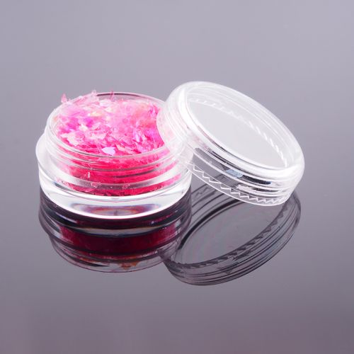 Preview: Glitter Flakes Pink Einleger Nailart Crushed Ice Flitter Preview: Glitter Flakes Pink Einleger Nailart Crushed Ice Flitter
