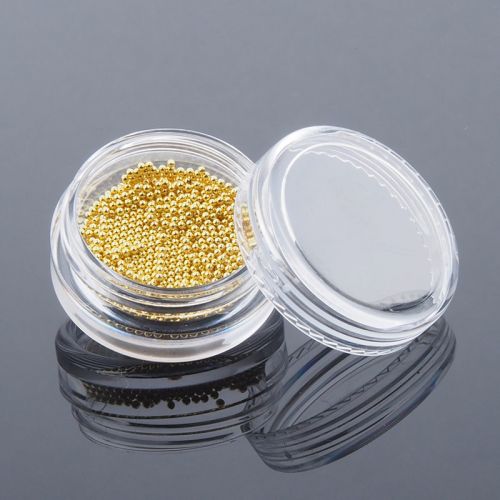 Preview: Mini Perlen Microperlen 3g Dose Golden Pearl Preview: Mini Perlen Microperlen 3g Dose Golden Pearl