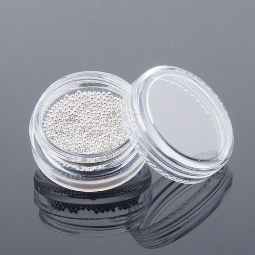 Preview: Mini Perlen Microperlen 3g Dose Silver Preview: Mini Perlen Microperlen 3g Dose Silver