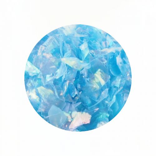 Preview: Glitter Flakes Hell Blau Einleger Nailart Crushed Ice Flitter Preview: nailart-flakes-hell-blau
