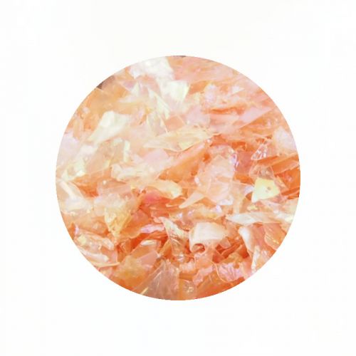Preview: Glitter Flakes Hell Orange Einleger Nailart Crushed Ice Flitter Preview: nailart-flakes-hell-orange