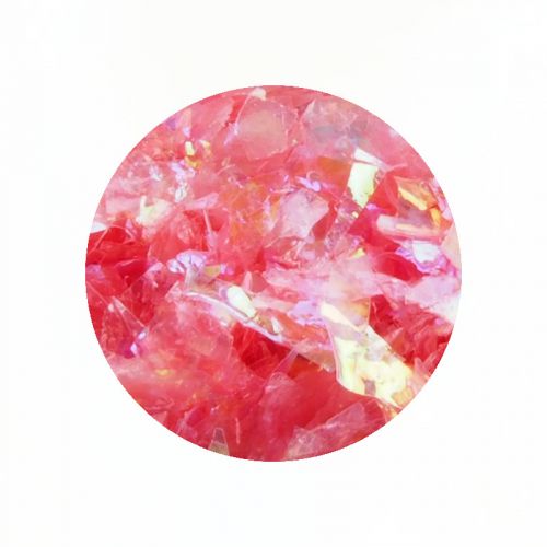 Preview: Glitter Flakes Hell Rot Einleger Nailart Crushed Ice Flitter Preview: nailart-flakes-hell-rot