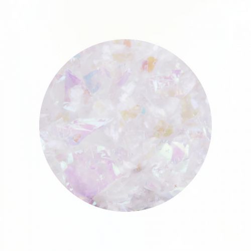 Preview: Glitter Flakes Weiß Einleger Nailart Crushed Ice Flitter Preview: nailart-flakes-weiss