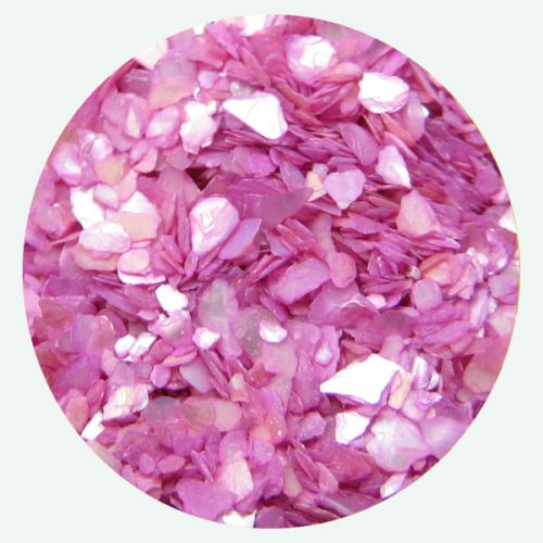 Preview: Muschelsplitter 3g Dose Mother of Pearl Dunkel Pink Crushed Shell Nailart Preview: shellys-dunkel-pink