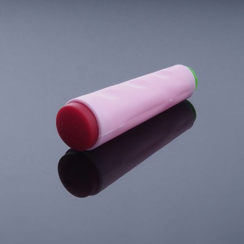 Preview: Doppelstempel Stempel mit Scrubber Preview: doppelseitiger-stempel-stamping-rote-seite