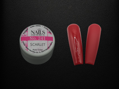 #241 Scarlet 5g - leicht transparentes NAM24 UV Farbgel