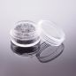 Preview: faeden-kurz-silber-metallic