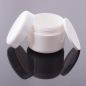 Preview: leer-tiegel-50ml-kunststoff-weiss-einzelteile