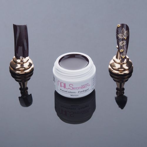 Preview: farbgel-pure-maron-mustertips