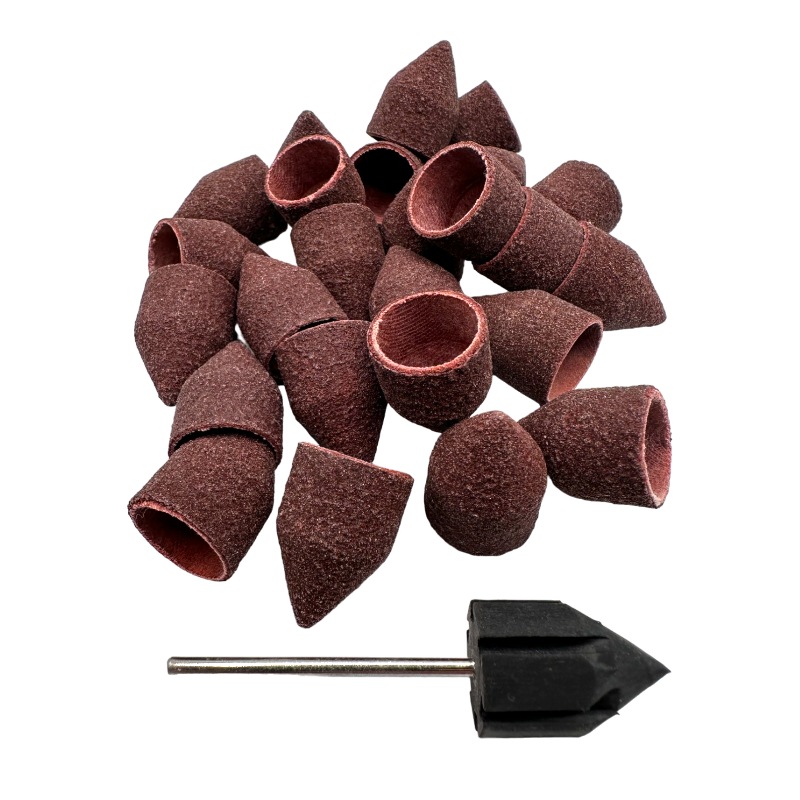 Nailtechnik Schleifkappen-Mandrel Für 16 Mm Schleifkappen – Zubehör Für Nagelfeilen & Maniküre