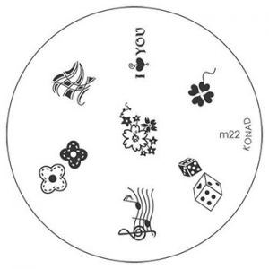 original-konad-schablone-m22