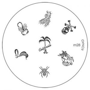 original-konad-schablone-m28