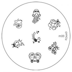 original-konad-schablone-m33