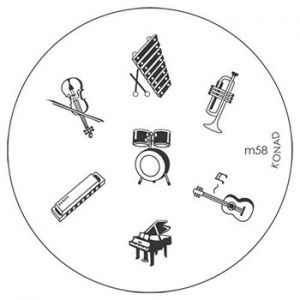 original-konad-schablone-m58
