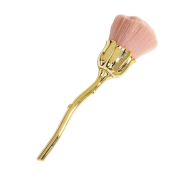 Staubpinsel Gold - Rosenform