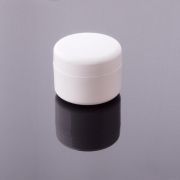 Leertiegel Standard Doppelwandig weiß 15ml