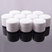 10 x 50 ml Leer UV Gel Creme Dosen Tiegel Doppelwandig Schraubdose Abdeckscheibe