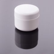 Leertiegel Standard Doppelwandig weiß 50ml